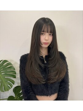 ウェリナ(welina) 【髪質改善】大人女性の艶髪ストレート×ロングレイヤー