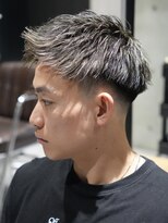 メッツ 原宿(METS)&nbsp;MEN'S/アップバングショート×ハイライト/フェード