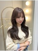 上品さと可愛さをmixした韓国ヘア