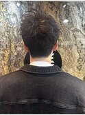 メンズツイストパーマの残りを生かして【ベリーショート】