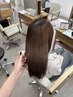 【圧倒的美髪/髪質改善TRα+透明感カラー】¥26950→¥21000
