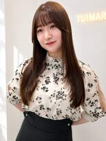 ユイマァル 倉敷(YUIMARL)&nbsp;倉敷ブリーチダブルカラー20代30代40代レイヤーカットオリーブ