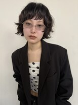 ステン(sten)&nbsp;パーマボブ黒髪
