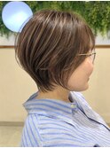 似合わせ診断で叶える似合わせショート×明るい白髪染め