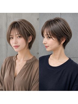 ロハスバイケンジ(LOHAS by KENJE)の写真/時間が経っても美しい。白髪を活かしたデザインカラーで、明るく柔らかい印象の大人スタイルに