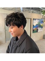 ザ ブリンク(THE BLINK) 【メンズパーマ】朝ラク無造作マッシュで骨格補正