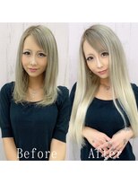 あるじゃんすー 横浜店&nbsp;ホワイトアッシュ#シールエクステ#ハイライトカラー#小顔#横浜