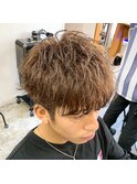 ノンブリーチアッシュカラー×ツイスパ
