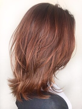 クレアール 恵比寿店(CREAR) 【CREAR 恵比寿/代官山】ミディアムウルフ×ハニーブラウン