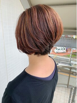 オーシャン(Ocean) [OCEAN Hair&Life藤原純] 暖色3Dカラー×ショート☆