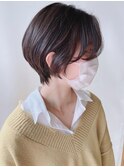 【morio 原宿】ナチュラルハンサムショート　前髪なし