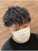 Toshima×ツーブロック×マッシュ×スパイラルパーマ