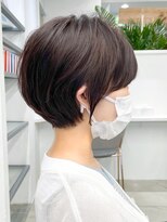 韓国ヘアー　斜めバング　大人ガーリー　大場猛