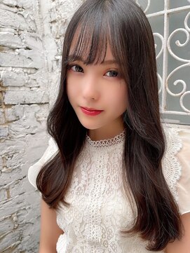 ラルムバイシー 新宿(LARME by Sea) 韓国前髪顔周り×フェミニン【新宿/髪質改善】