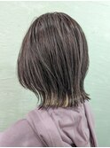 ピンクパープルくびれボブ