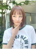 ステップカットボブ