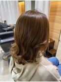 髪質改善カラーとオリーブベージュ
