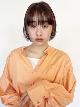 イル(ill) ボブ ツヤカラー イルミナカラー 髪質改善 ミディアム 学割