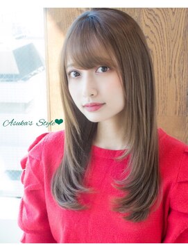 アフロート ギンザ(AFLOAT GINZA) AFLOAT明日香のさらさらストレートスタイル