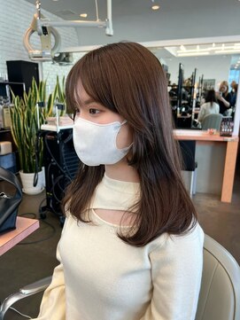 ディフィーノ 青山(DIFINO) 韓国風レイヤーカット/ナチュラルブラウン