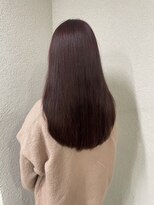 アジールヘア 所沢プロペ通り店(agir hair)&nbsp;姫カットシアーカラーワンカールピンクブラウンレイヤー所沢韓国