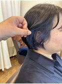 ショートヘアにはポイントカラー