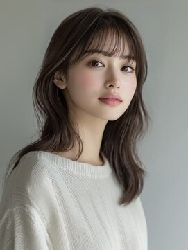 アルトリスト(Altruist Aging×HAIR&SPA) ★ダークアッシュ大人ガーリーボブ着物ミディアムレイヤーカット