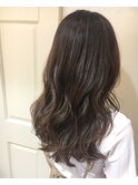 大人女性◆艶レイヤー前髪ピンクベージュ 髪質改善 縮毛矯正