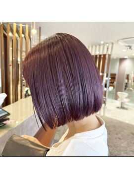 アース コアフュールボーテ 北小金店(EARTH coiffure beaute) 切りっぱなし空気感ボブ
