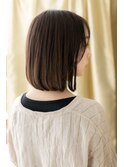 □透けバンググレージュアッシュ大人ボブ316戸田公園10代20代
