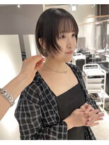 ヘアーエスクールシーユー 枚方T-SITE店(hair S.COEUR×Cu)&nbsp;顔まわりレイヤー/枚方美容室