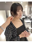 顔まわりレイヤー/枚方美容室