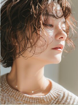 アンディーヴ 西京極(endive) 【endive西京極】ハイトーンパーマ風ボブ