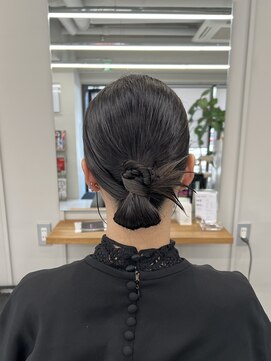 短い髪のカチモリヘア【清板】