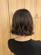 ウノプリール 茶屋町店(unopulir) コテ巻き風ボブパーマ☆楽して可愛い大人ボブ