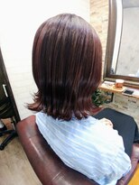 アトリエナガノ(atelier nagano)&nbsp;ニュアンスカラー/センターパート/ツヤ髪スタイル/ブルージュ