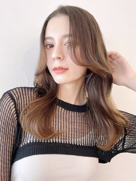 アルバム 新宿(ALBUM SHINJUKU) 顔周りレイヤーくびれヘアロング美髪_99255