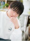 ■マットブラウン束感ショートマッシュパーマ106-3志木20代30代
