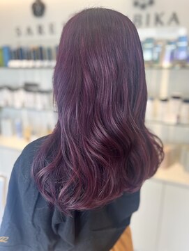 ヒビカ(HIBIKA) ワンブリーチでラベンダーカラー