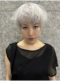 ホワイトカラー/レディースショート/ショートウルフ