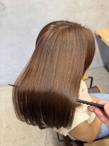 リタ 枚方(Rita)&nbsp;秋のミルクティー◎艶髪ストレートロング！髪質改善縮毛矯正