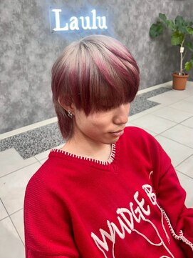 ラウル(Laulu) ミディアムヘア/デザインカラー/フェイスフレーミング/佐倉
