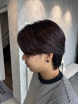 スタッド 松戸(stud. Men‘s)&nbsp;ニュアンスパーマ/ワインレッド/ウルフカット