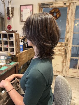 ナルヘアー 越谷(Nalu hair) ウルフレイヤー/ハイライト/白髪ぼかし