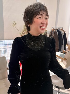 ショート ウルフ パーマ