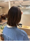 ぱつっとレイヤーボブ