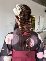 シャルムバイサラ(charme by sarah)&nbsp;卒業式/着付け/卒業式ヘアセット/編み下ろし