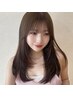 【平日12時から18時限定】カット透明感カラー+艶髪補修TR ¥8000
