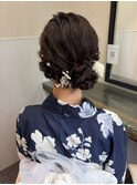 花火大会やイベント前に◎浴衣の着付けとヘアセット♪