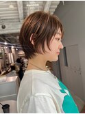 【MAI style】レイヤーショート　透明感ベージュカラー
